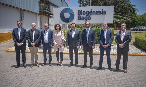 Santiago Cafiero visitó la planta de Biogénesis Bagó en Garín que amplió su capacidad de producción