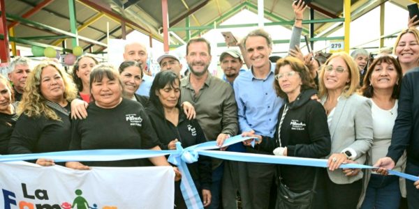 Se inauguró la nueva Feria de la Familia en Maquinista Savio